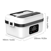 Quick Heating Cordless Electric Lunch Box,Rechargeable Self-Heating Food Warmer With 16000Mah Battery,For Work/Travel/Car/Office