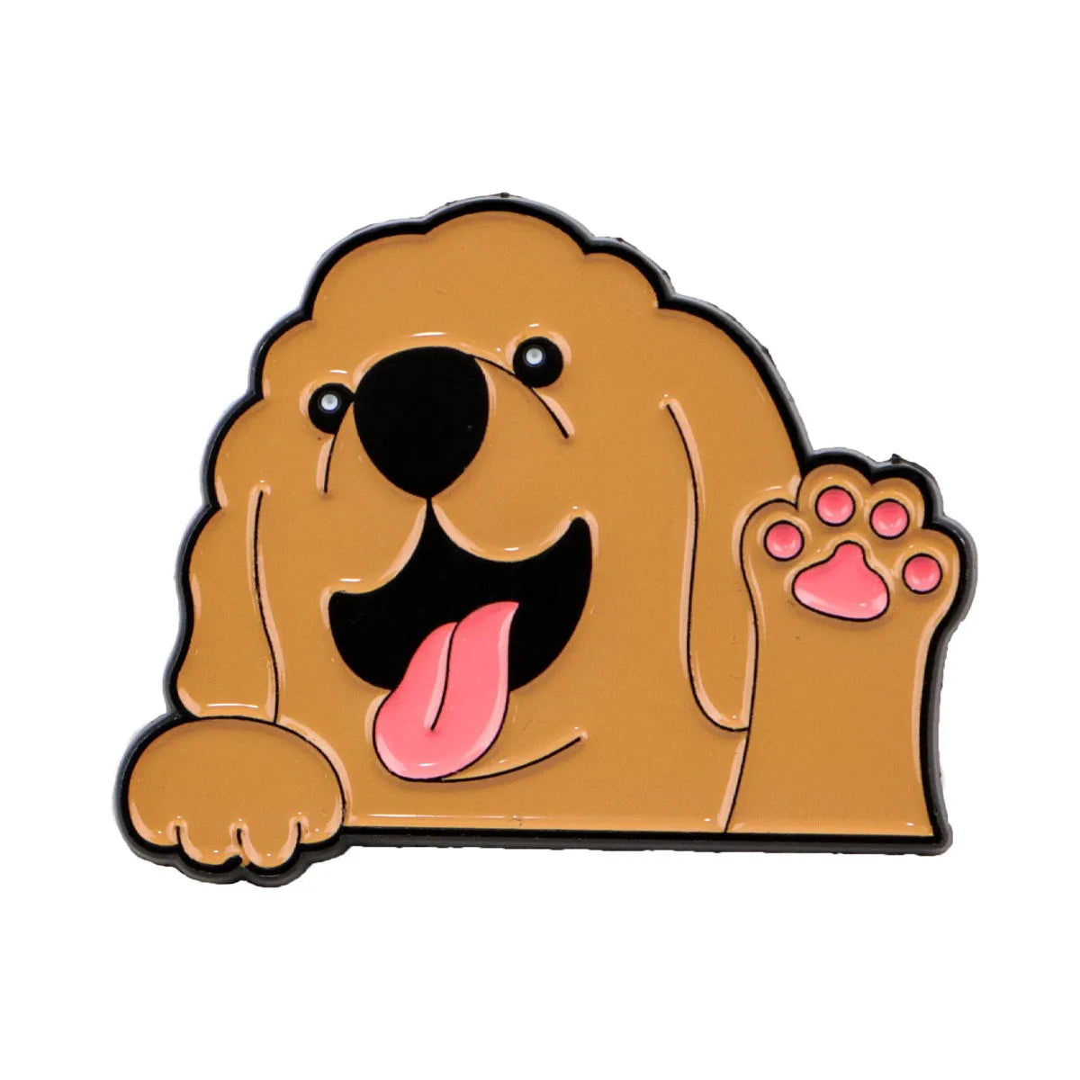 Cute Golden Retriever Border Collie Beagle Collie Enamel Pin Cartoon Pet Dog Animal Brooch Lapel Badge Jewelry Gifts For Friends