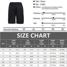 Men's Tactical Shorts Summer Casual Jogging Cargo Shorts Loose Multi-pockets Elastic Waist Work Hiking Overalls Short Pants