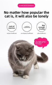3-in-1 Laser Pen Cat Teaser, Purple Light Illumination Laser Infrared USB Moon Light Cat Toy