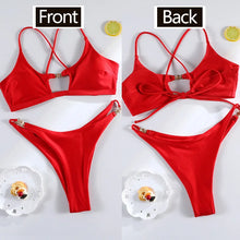 Miyouj Two Piece Push Up Bikini Set High Cut Swimwear 2026