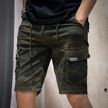 New Men Summer Cotton Cargo Camouflage Shorts Men Clothing Casual Breeche Bermuda Beach Jogger Shorts Male Hot Dropshipping