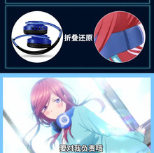 Miku Nakano Sanjiu Cosplay Bluetooth Headset 5.0 Over-ear Stereo Anime Headphones for Mobile Phone