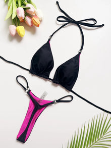 Ruotonsept Bandage Bikinis Set Two Piece Triangle Swimwear