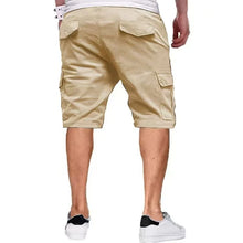 Summer New Mens Cargo Shorts Fashion Korean Version Loose Five Quarter Pants Men's Multi-pocket Straight Casual Short Pants