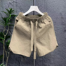 Ice Silk Five-Part Men's Shorts Lightweight Summer Workwear Loose Fit Sporty Cargo Shorts Casual Straight Leg Pants