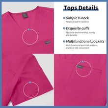 Niaahinn Pet Grooming Non-sticky Hair Workwear Surgical Uniform Medical Nurse Uniforms Women Scrubs Sets Pharmacist Work Clothes