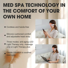 LED Eye Mask Eye Skincare Massager Vibration Red Light Therapy for Lines Wrinkles Dark Circle Removal Beauty Device