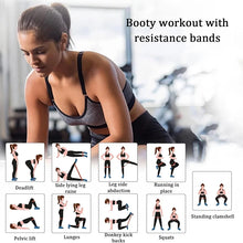 1/5PCS Resistance Bands TPE Elastic Loop Stretch Band Hip Tension Band Leg Fitness Exercise Training Pilates Yoga Gym Equipment