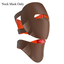 Silicone 4 Colors Neck Mask with New Companion Series 525nm 590nm 660nm 850nm Led Face Mask Red Light Therapy Neck Beauty Device