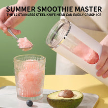 HOMEFISH Portable Rechargeable Compact Juice Cup Multi-functional Blender for Students - On-the-Go Fresh Juice Maker