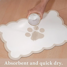 Pet Feeding Mat Absorbent Anti-Slip Dog Bowl Mat Diatomaceous Earth Pet Mats for Water and Food Bowl