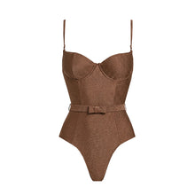 Printed One Piece Swimsuit With Skirt Strappy Bandeau Women