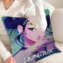 Kop-Cartoon Movie K-Pop Demon Hunters Cushion Cover Inches Farmhouse Decor Home Throw Pillow Covers for Couch Decorations