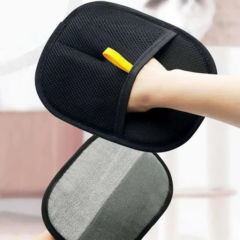 Upgraded Pet Hair Cleaning Removal Gloves Pet Grooming Finger Glove Reusable Sofa Carpets Cat Dog Hair Cleaning Tools