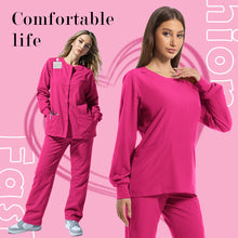 New Scrub Suit Medical Surgical Gown Stretch Tops High Quality Scrub Jacket Medicals Scrubs Uniforms Wholesale Nurse Long Sleeve