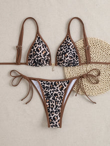 "2026 New Triangle Bikini Set - Floral Print Push Up Swimsuit & Brazilian Bottoms"