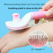 Stainless Steel Pet Hair Remover Brush for Dogs Cats Professional Deshedding Grooming Tool Home Pet Supplies Cat Dog Accessories