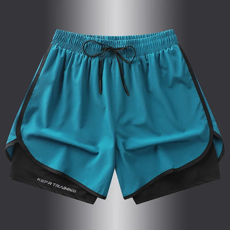 Unisex Sports Shorts Double Layer Anti Glare Summer 2025