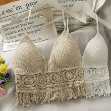 Crop Tops Retro Wild Hollow Perspective Tassel Sexy