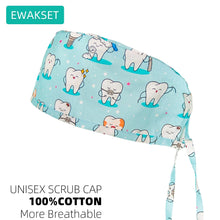 New printed scrub cap for Anesthesiologist cotton Anaesthesia medical nursing hats woman man surgical caps operating room hat