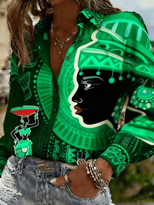 Women's Spring Summer Casual Loose Print Top African Ethnic Female Silhouette Shirt by Mirlaine Univers Women's Spring Summer Casual Loose Print Top African Ethnic Female Silhouette Shirt Mirlaine Univers womens-spring-summer-casual-loose-print-top-african-ethnic-female-silhouette-shirt Women's Spring Summer Casual Loose Print Top African Ethnic Female Silhouette Shirt Mirlaine Univers Women's Spring Summer Casual Loose Print Top African Ethnic Female Silhouette Shirt