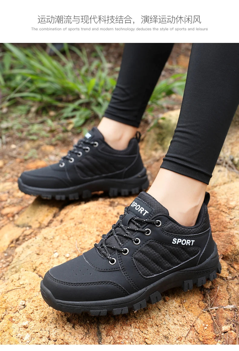 Ladies' Outdoor Hiking Shoes Breathable Comfortable Walking Shoes for Women's Footwear Sports Fitness Casual Footwear