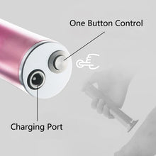 Rechargeable Electric Foot File Callus Remover with 60 Sandpaper Disks Aluminum Pedicure Tool Cordless Foot Care Machine Black P