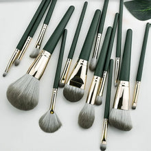 14 pinceaux de maquillage, outils de maquillage doux et duveteux pour poudre cosmétique, fard à paupières, fond de teint, blush, estompage, ensemble de pinceaux de beauté