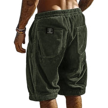 2026 New Men's Retro Corduroy Casual Shorts Men Fashion Solid Sweatpants Harajuku Corduroy Short Pants New Men Clothing Roupas