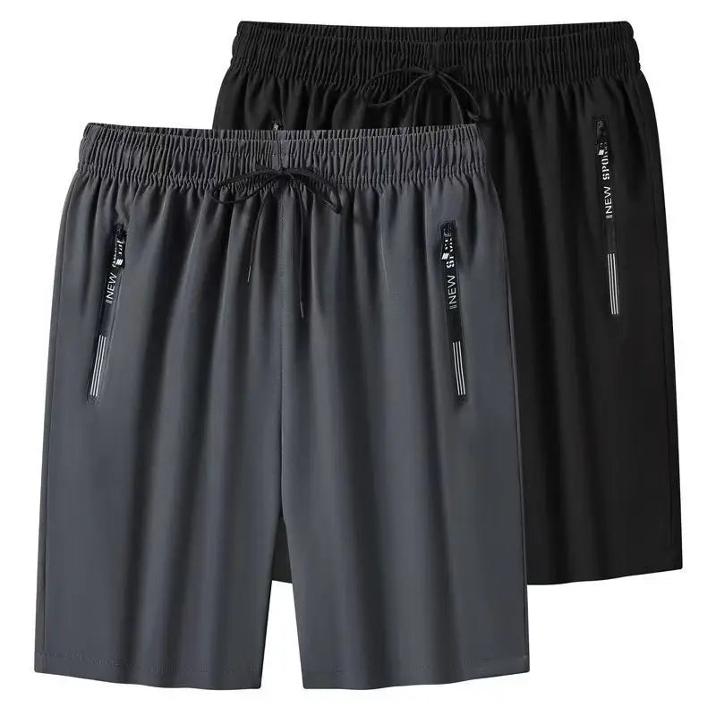 Men's shorts sports ice silk quick-drying summer large size casual pants loose unisex outdoor running