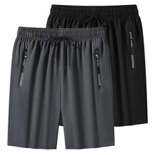 Men's shorts sports ice silk quick-drying summer large size casual pants loose unisex outdoor running