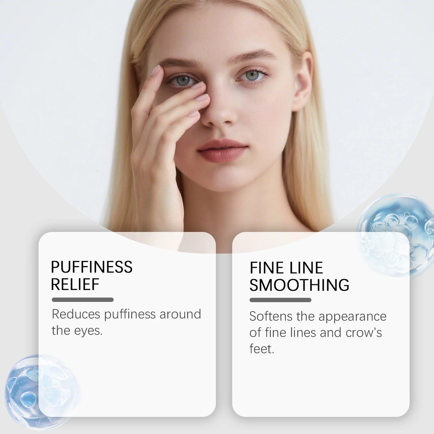Eye-Lift Calcium Patches Instant Volume Boost & Brightening,Refreshing Hydrogel Mask for Tired Eye,Vegan & Cruelty-Free Skincare