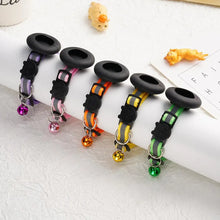 Reflective Adjustable Cats and Small Dogs Collars with Bells Pet Supplies Anti-strangling Cats Necklace Breakaway Cat Collar