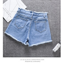 2026 New Summer Shorts Women Jeans High-waisted Denim Short Pants Female Rough-selvedge Outside Casual Sports Shorts Loose Jeans