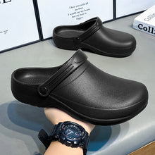 Summer Anti-Slip Slip-On Nurse Shoes Operating Room Slippers Headed Clogs Laboratory Cool Sandals Flat Heel Easy to Wear