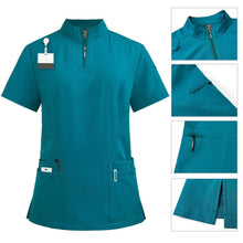 Surgical Uniforms Woman Man Scrub Set Medical Nurse Beauty Salon Workwear Clinical Scrubs Top + Pant Spa Doctor Nursing Tunic Su