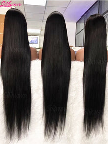 30 40 Inch 13x4 13x6 HD Transparent Bone Straight Lace Front Wigs 4x4 5x5 Glueless Wigs Human Hair For Black Women Brazilian