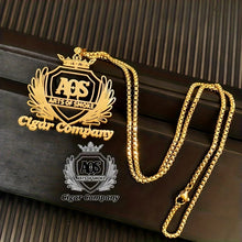 Custom Company Club Logo Necklace Custom Men's 304L Stainless Steel Necklace Employee Member High-end Powerful Gift Anti Allergy