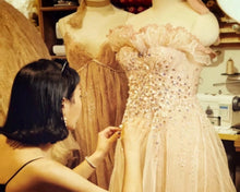 Mesh Applique Grace Line A Evening Dress Wedding Party Prom Dresses Elegant Woman Sharon Happy Graduation Womens Gown Customized
