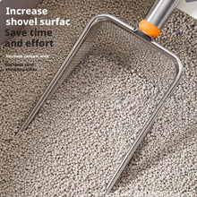 New Pet Cat Waste Shovel Long Handle Stainless Steel Filter Metal Cat Pet Litter Sand Cleaning Scoop Tool Garbage Shovel R8O1