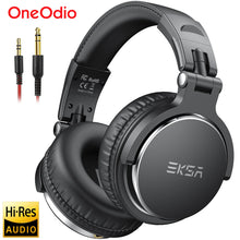 Oneodio EKSA P100 3.5/6.35mm Wired Studio HiFi Headphones Over Ear Professional Hi-Res DJ Monitor Headset With Mic For Guitar