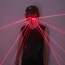 Red Laser Mask Light Up Party Masks Halloween Cosplay Supplies LED Glowing Mask DJ Nightclub Disco Decoration Luminous Mask