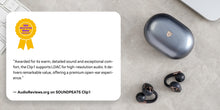 SoundPEATS Clip1 Open Ear Wireless Headphones Dolby Audio Bluetooth 5.4 Earphone Clip On Sports Earbuds with Hi-Res LDAC, IPX5