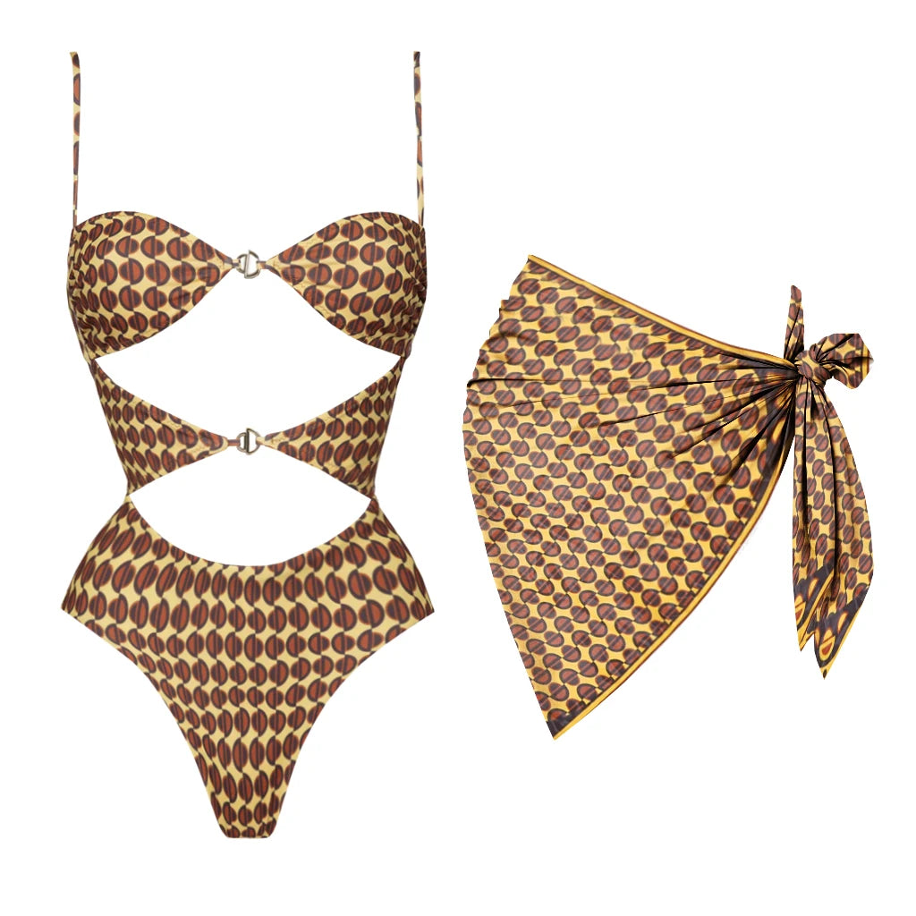 Sexy Halter Bikini Swimsuit with Pants Swimwear Women Brazilian Bikini High Leg Bathing Suit Summer Female