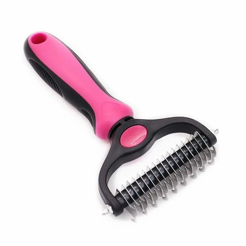 Professional Pet Deshedding Brush Dog Hair Remover Pet Fur Knot Cutter Puppy Cat Comb Brushes Dogs Grooming Shedding Supplies