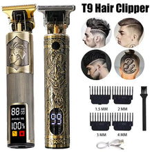 T9 Electric Hair Trimmer USB Shaver 0mm Bald Fade Portable