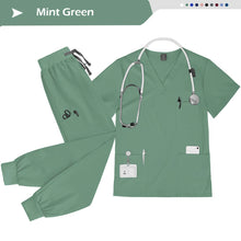 Wholesale Nurse Uniform Set Doctor Nurses Dental Hospital Uniforms Joggers Pants Sets Beauty Spa Nursing Articles Scrub Workwear