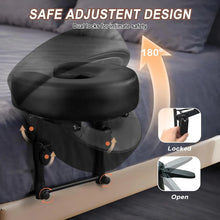 Massage Headrest for Bed, Head Cradle Home Mattress Top Massage Table, Adjustable Face Down Pillow for Salon SPA Massage Bed