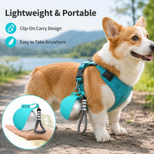 Portable Dog Water Bottle, 304 Stainless Steel Pet Drinking Bottle with Hook & Leak Proof Ball Valve for Walking Travel